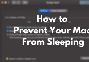 Keep Your Mac Awake: Simple Steps to Stop It From Sleeping