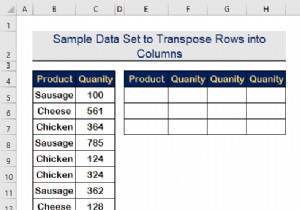 Transpose Excel Rows to Columns by Criteria: 2 Proven Methods