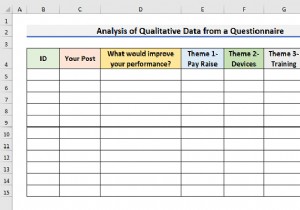 Step‑by‑Step Guide: Analyzing Qualitative Questionnaire Data in Excel