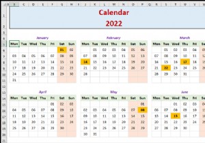 Create a Dynamic Yearly Calendar in Excel – Step‑by‑Step Guide