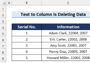 How to Prevent Data Loss When Using Excel’s Text‑to‑Columns Feature