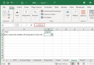 Master Excel: Count Characters in Cells with Simple Formulas