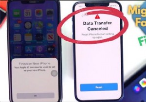 Fix the  Data Transfer Canceled  Error When Switching to a New iPhone