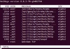 Nethogs: Real‑Time Network Traffic Monitoring by Process on Linux