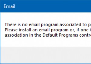 Fix the  No Email Program Associated  Error in Thunderbird
